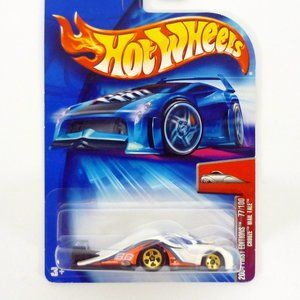Hot Wheels Crooze Wail Tale #077 First Editions 77/100 White Die-Cast Car 2004